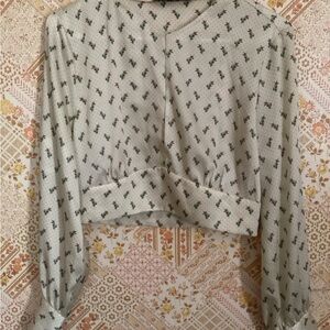 Floral Patterned Women's Top